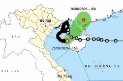 Bão số 4 Narra suy yếu thành áp thấp nhiệt đới