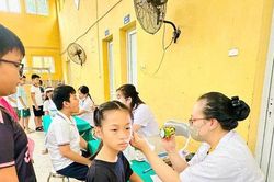 Đại Thanh: Phấn đấu hoàn thành khám sức khỏe 100% học sinh trước khai giảng