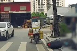 Hà Nội: Công an vào cuộc vụ tài xế xe công nghệ bị bảo vệ hành hung dã man trước cổng khu đô thị