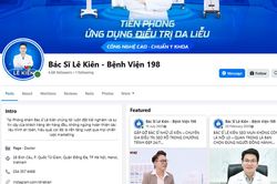 Dùng thương hiệu Bệnh viện 198 quảng cáo phòng khám da liễu
