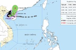 Th&ocirc;ng tin mới nhất về diễn biến b&atilde;o số 4