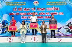 Điện Biên nhất toàn đoàn Giải vô địch Bắn nỏ, Bắn ná quốc gia 2026