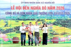 Nghĩa Đô đón nhận giải thưởng 'Làng du lịch cộng đồng hàng đầu năm 2025'