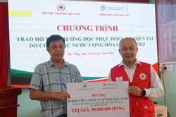 Đ&agrave; Nẵng: Hơn 1,65 tỷ đồng hỗ trợ trường học t&aacute;i thiết sau thi&ecirc;n tai
