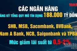[Video] 12 ngân hàng dành hơn 400.000 tỷ đồng hỗ trợ doanh nghiệp nhỏ và vừa
