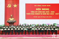 Đại tướng Nguyễn Tân Cương chủ trì Hội nghị tổng kết năm học 2025-2026, triển khai nhiệm vụ năm học 2026-2027
