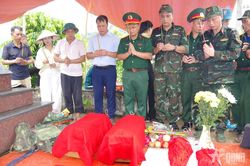 Tuyên Quang: Quy tập 4 hài cốt liệt sĩ tại xã Vĩnh Tuy