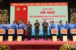 Bộ Quốc ph&ograve;ng r&uacute;t kinh nghiệm c&ocirc;ng t&aacute;c t&igrave;m kiếm, quy tập h&agrave;i cốt liệt sĩ