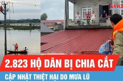 Đến sáng 26-8, còn 3.746 ngôi nhà bị ngập trong lũ