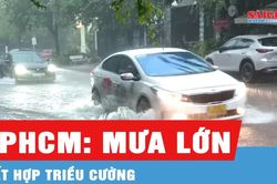 TPHCM: Cảnh b&aacute;o triều cường tăng nhanh tr&ecirc;n s&ocirc;ng S&agrave;i G&ograve;n