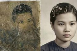 An Giang t&igrave;m th&acirc;n nh&acirc;n qua bức ảnh ch&acirc;n dung trong mộ liệt sĩ