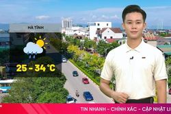 Dự báo thời tiết Hà Tĩnh ngày 26/8: Ngày trời nắng, chiều tối mưa rào