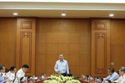 Tổng B&iacute; thư, Chủ tịch nước l&agrave;m việc về Đề &aacute;n tổng kết Nghị quyết số 26-NQ/TW kh&oacute;a XII