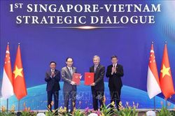 Truyền thông Singapore đưa tin đậm nét về chuyến thăm của Thường trực Ban Bí thư Trần Cẩm Tú