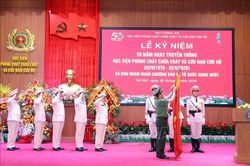 Học viện Phòng cháy chữa cháy và Cứu nạn cứu hộ đón nhận Huân chương Bảo vệ Tổ quốc hạng Nhất