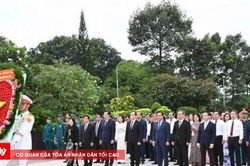Lãnh đạo TP.HCM dâng hương tưởng nhớ Anh hùng liệt sĩ