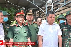 Kh&aacute;nh H&ograve;a kiểm tra, động vi&ecirc;n lực lượng t&igrave;m kiếm, quy tập h&agrave;i cốt liệt sĩ