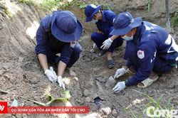 An Giang: Đội K92 quy tập được 63 h&agrave;i cốt liệt sĩ tại x&atilde; Ki&ecirc;n Lương