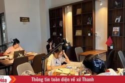Khi quán cà phê trở thành “văn phòng, thư viện thứ hai”