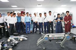 Đoàn công tác tỉnh Bắc Ninh tìm hiểu hệ sinh thái trí tuệ nhân tạo tại Tế Nam (Trung Quốc)