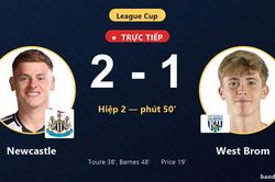TRỰC TIẾPTrực tiếp Newcastle vs West Brom: Newcastle vượt l&ecirc;n dẫn trước