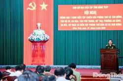 Đồng Th&aacute;p triển khai &yacute; định diễn tập chiến đấu ph&ograve;ng thủ c&aacute;c x&atilde;, phường