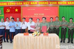 C&ocirc;ng an tỉnh v&agrave; Sở Nội vụ k&yacute; kết Quy chế phối hợp bảo đảm an ninh, trật tự