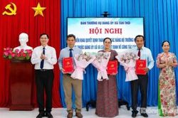 X&atilde; T&acirc;n Thới: Triển khai c&aacute;c Quyết định th&agrave;nh lập Đảng bộ trường học