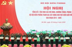 Bộ đội Bi&ecirc;n ph&ograve;ng tỉnh Gia Lai vinh dự nhận bằng khen của Bộ Quốc ph&ograve;ng