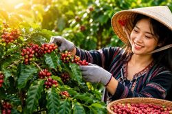 Giá cà phê hôm nay 26/8/2026 tăng mạnh, cao nhất 97.700 đồng/kg