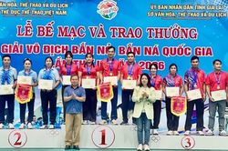 Lào Cai giành 23 huy chương tại Giải Vô địch bắn nỏ, bắn ná quốc gia lần thứ IX