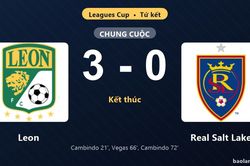 Thống kê trận đấu Leon 3-0 Real Salt Lake: D. Cambindo tỏa sáng, Leon giành vé vào bán kết