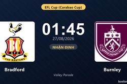 Nhận định Bradford vs Burnley: Thắng để đi tiếp