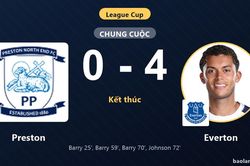 Đ&egrave; bẹp Preston, Everton hi&ecirc;n ngang gi&agrave;nh v&eacute; đi tiếp tại League Cup