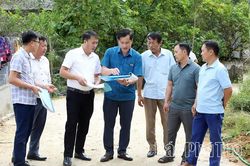 Nghiệm thu, bàn giao 5 công trình hạ tầng tại xã Pà Cò