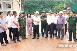 Đẩy nhanh tiến độ thi c&ocirc;ng c&aacute;c dự &aacute;n Trường nội tr&uacute; tiểu học v&agrave; THCS Thượng Trạch, D&acirc;n H&oacute;a