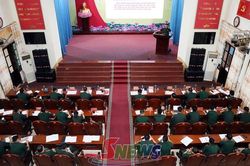 Đảng uỷ Qu&acirc;n sự tỉnh qu&aacute;n triệt Nghị quyết Hội nghị lần thứ ba Ban Chấp h&agrave;nh Trung ương Đảng kh&oacute;a XIV