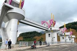 Dâng nước phục vụ khánh thành Đập dâng tạo cảnh quan