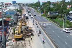 Đồng Tháp: Dự án chống ngập cửa ngõ Mỹ Tho đang thi công ra sao?