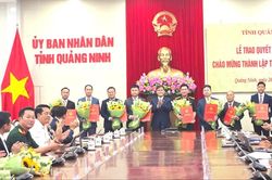 Quảng Ninh trao quyết định đầu tư 16 dự án, tổng vốn hơn 16.000 tỷ đồng