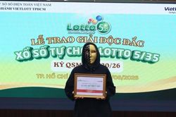 Mua vé bằng tiền dư, người chơi tại TP. Hồ Chí Minh trúng độc đắc xổ số Lotto 5/35 hơn 11,3 tỷ đồng