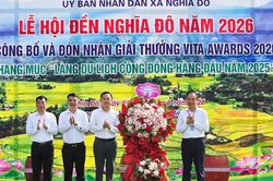 Lào Cai: Đánh thức ký ức văn hóa trong không gian Lễ hội truyền thống đền Nghĩa Đô
