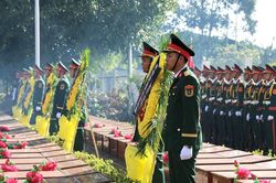 TP. Cần Thơ: Truy điệu, an t&aacute;ng 38 h&agrave;i cốt liệt sĩ