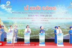 Lào Cai khởi công 2 khu công nghiệp quy mô 500 ha
