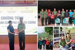 Cụm thi đua số 4, Hội Phụ nữ Bộ Công an về nguồn, lan tỏa nghĩa tình tại Điện Biên