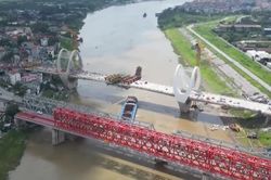 Cầu Đuống mới lùi thời gian hoàn thành sang đầu tháng 11/2026