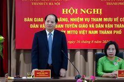 B&agrave;n giao chức năng, nhiệm vụ tham mưu về c&ocirc;ng t&aacute;c d&acirc;n vận