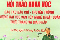 Đ&agrave;o tạo b&aacute;o ch&iacute; qu&acirc;n sự trong kỷ nguy&ecirc;n số: Từ thực tiễn đến bước chuyển bản lĩnh của Trường Đại học Văn h&oacute;a Nghệ thuật Qu&acirc;n đội
