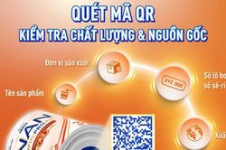 Qu&eacute;t m&atilde; QR để biết nguồn gốc từng lon sữa
