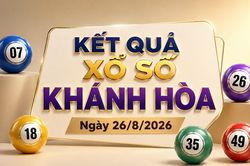 XSKH 26/8 - Kết quả xổ số Khánh Hòa hôm nay 26/8/2026